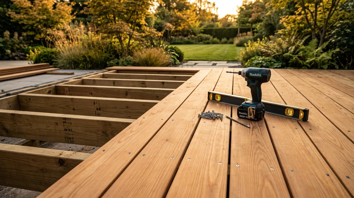 Construire sa terrasse en bois étape par étape