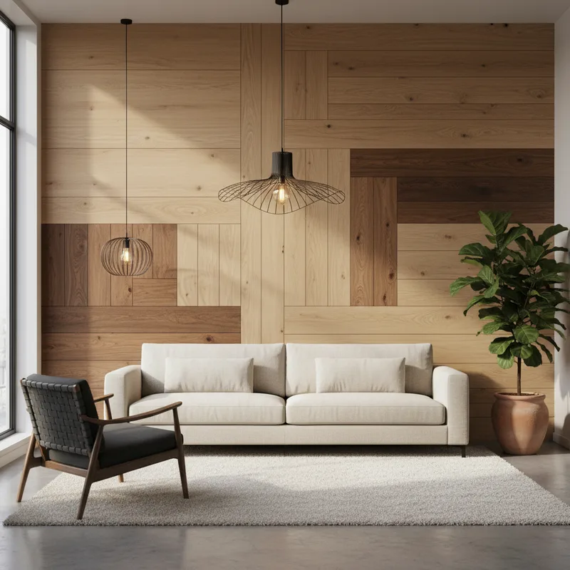 Le mur en bois d'accent : tendance déco incontournable pour sublimer votre intérieur