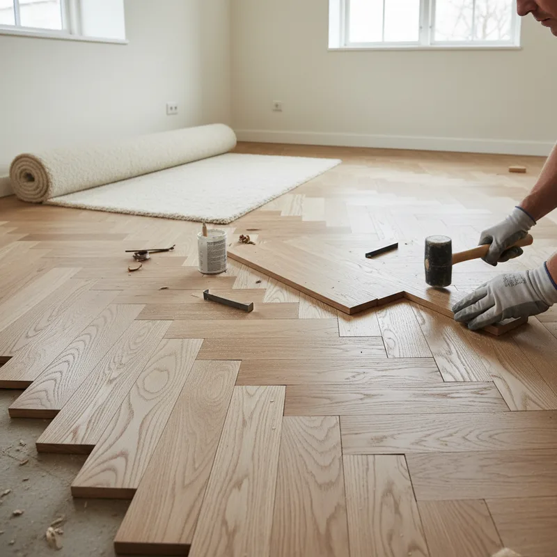 Poser un parquet massif : guide complet de la préparation à la finition