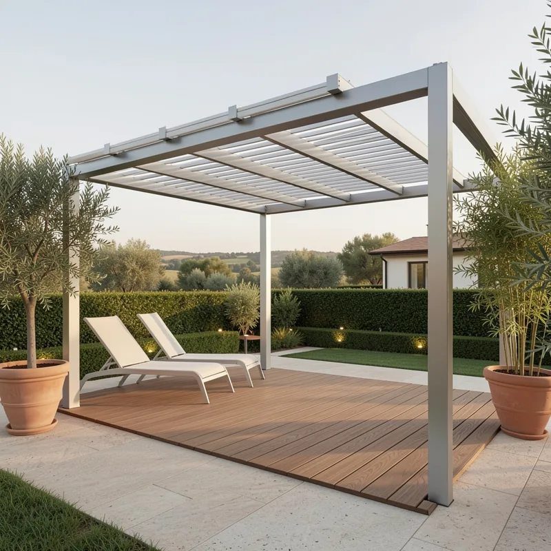 Pergola bois vs pergola aluminium bioclimatique : comparatif 2026